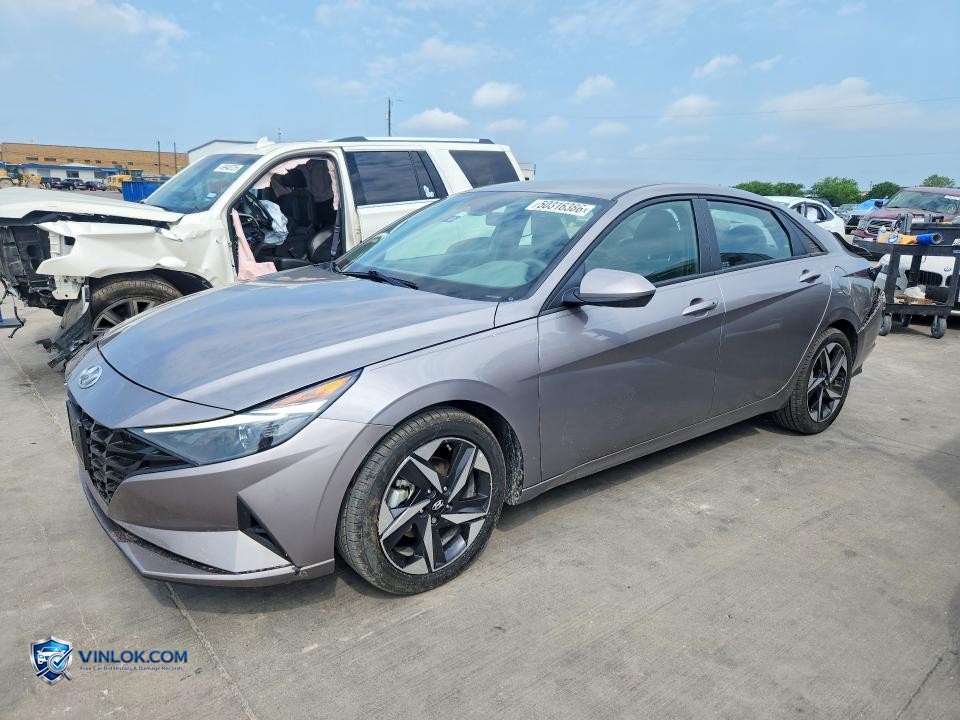 2023 HYUNDAI ELANTRA SEL – Lot 50316386 auction photo