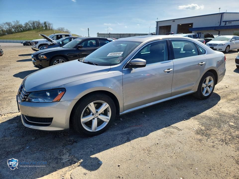 2013 VOLKSWAGEN PASSAT SE – Lot 50368046 auction photo