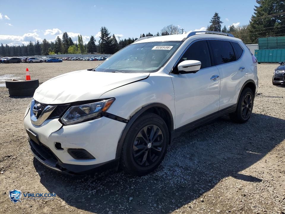 2016 NISSAN ROGUE SV – Lot 50369496 auction photo