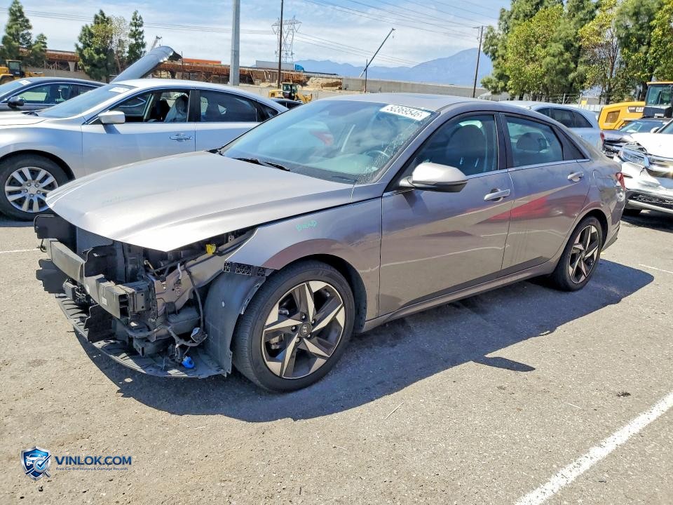 2021 HYUNDAI ELANTRA LIMITED – Lot 50369546 auction photo