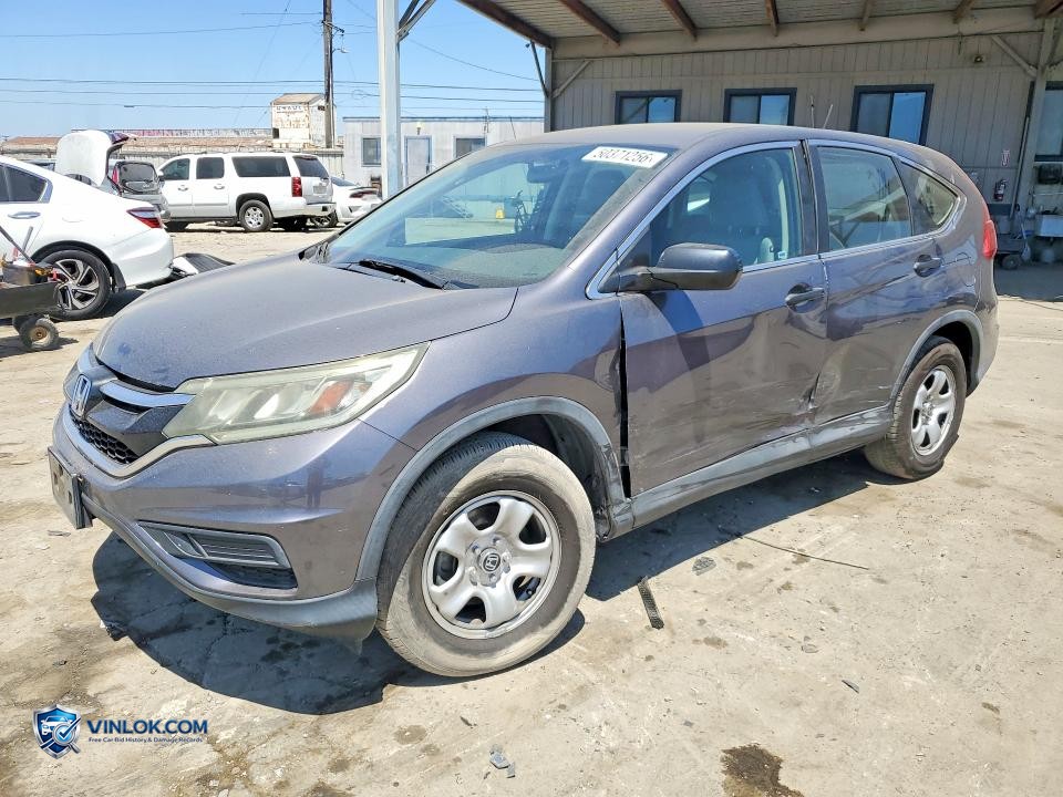 2015 HONDA CR-V LX – Lot 50371256 auction photo