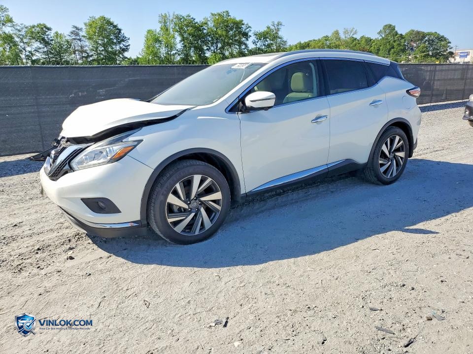 2018 NISSAN MURANO PLATINUM – Lot 50398166 auction photo