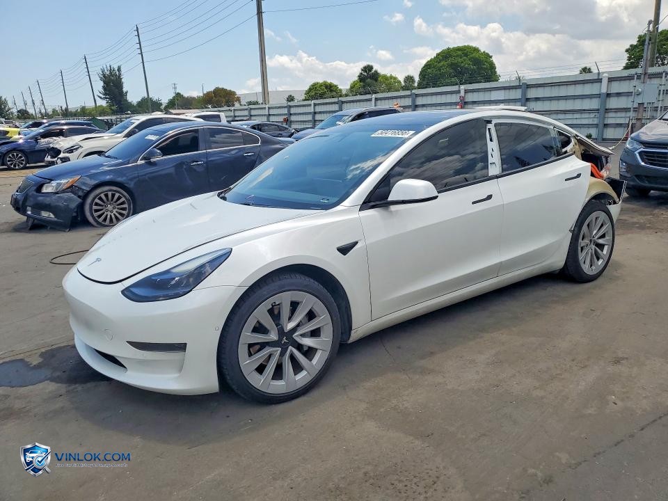 2021 TESLA MODEL 3 – Lot 50416856 auction photo