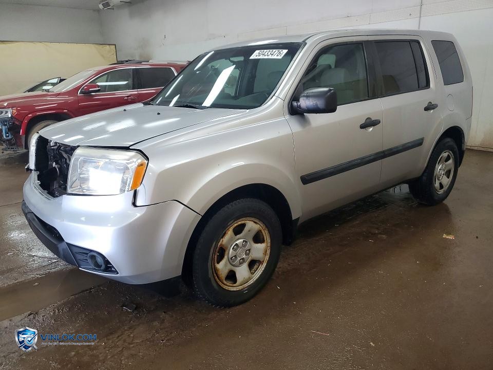 2013 HONDA PILOT LX – Lot 50433476 auction photo
