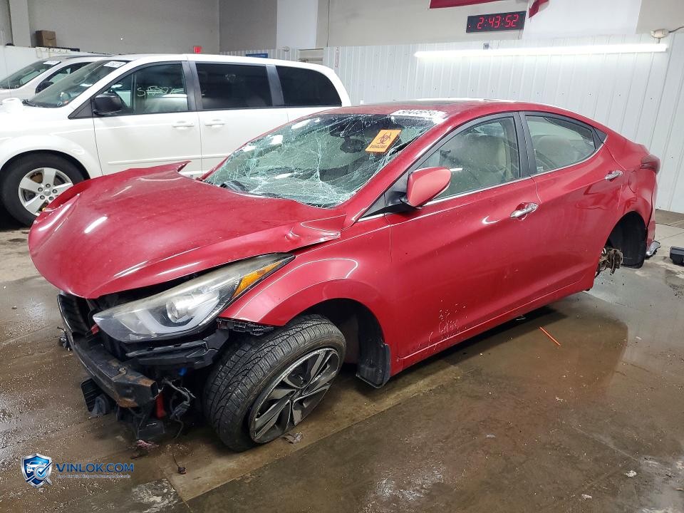 2014 HYUNDAI ELANTRA LIMITED – Lot 50445686 auction photo