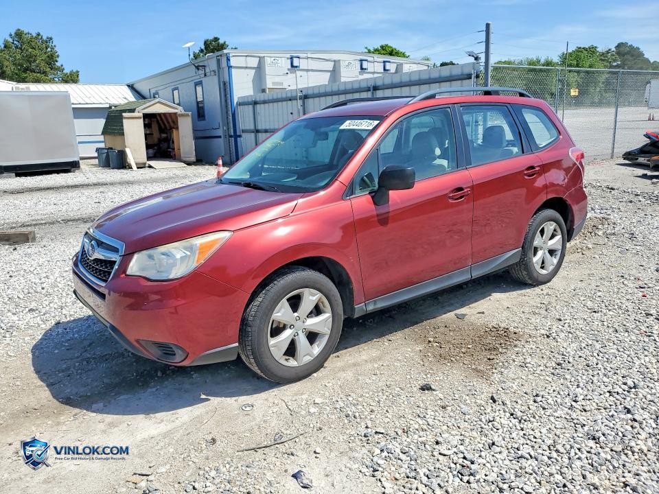 2015 SUBARU FORESTER 2.5I – Lot 50446716 auction photo