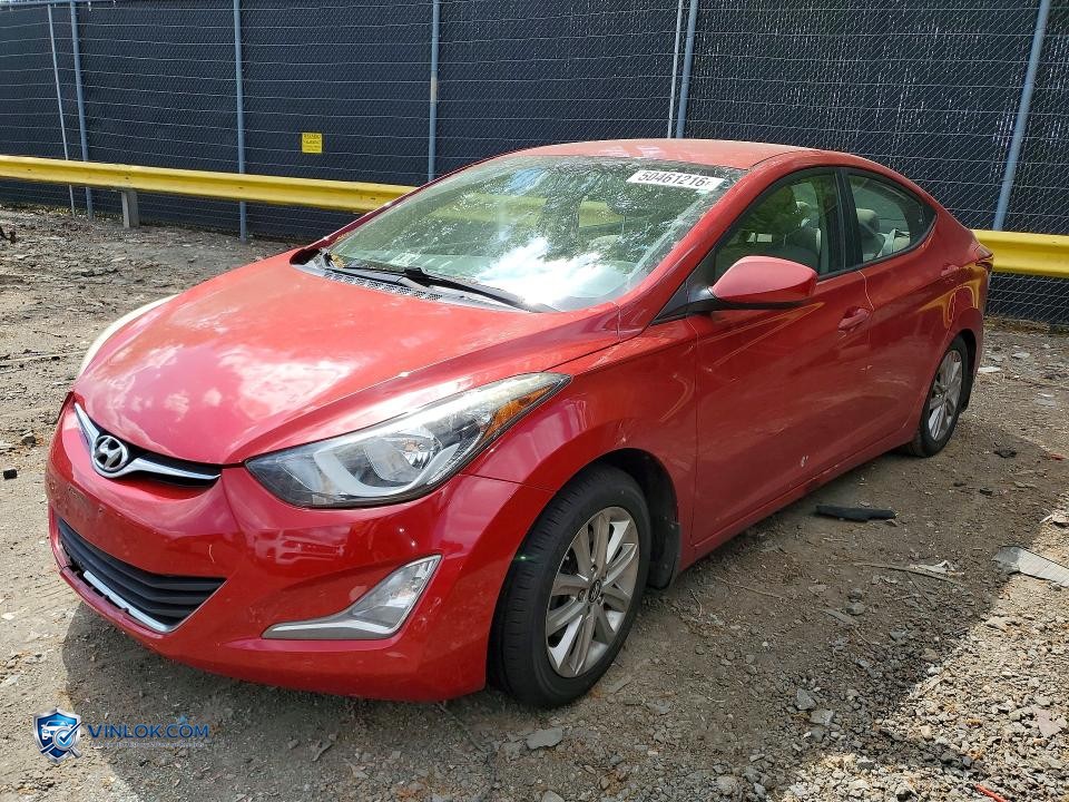 2015 HYUNDAI ELANTRA SE – Lot 50461216 auction photo