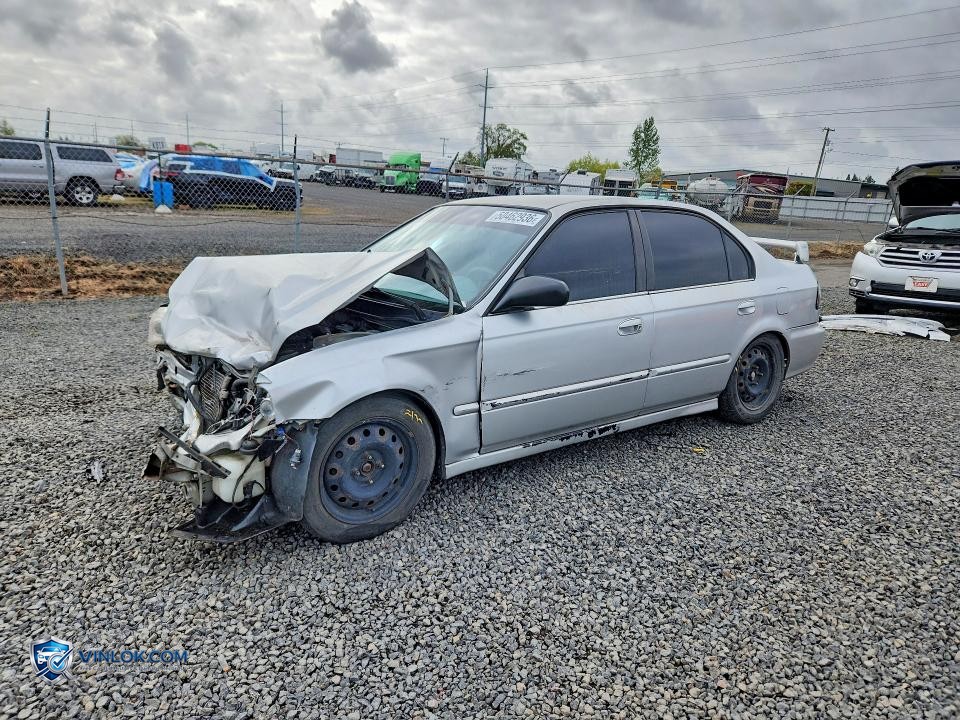 1999 HONDA CIVIC – Lot 50462936 auction photo
