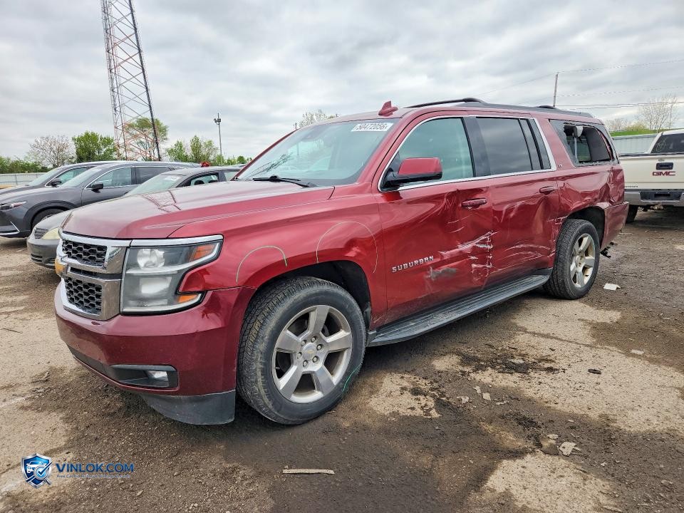 2017 CHEVROLET SUBURBAN K1500 LT – Lot 50472056 auction photo