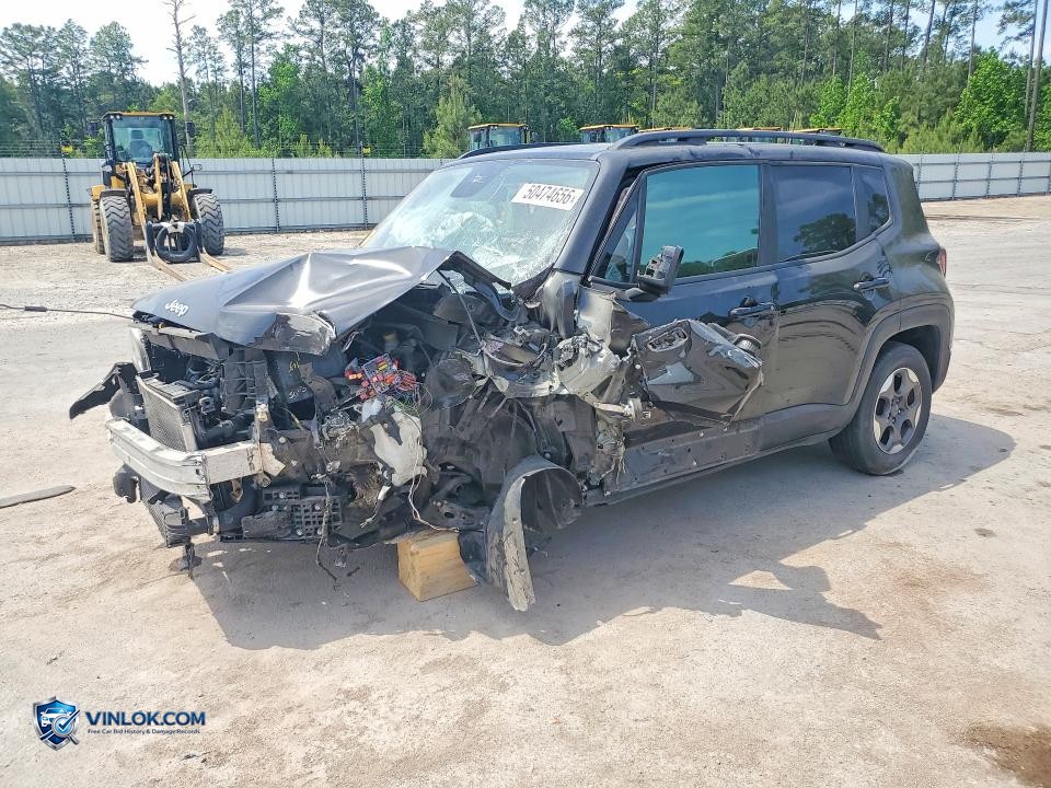 2018 JEEP RENEGADE LATITUDE – Lot 50474656 auction photo