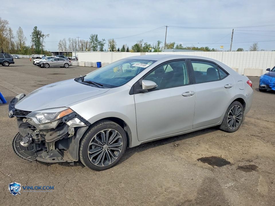2015 TOYOTA COROLLA S PLUS – Lot 50479186 auction photo