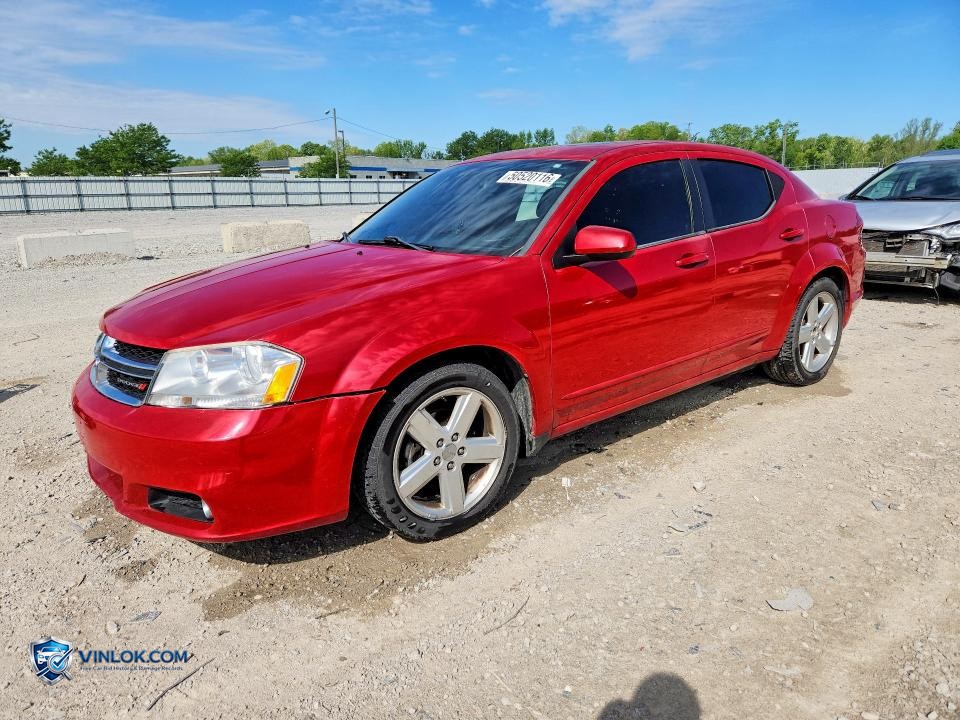 2013 DODGE AVENGER SXT – Lot 50520116 auction photo