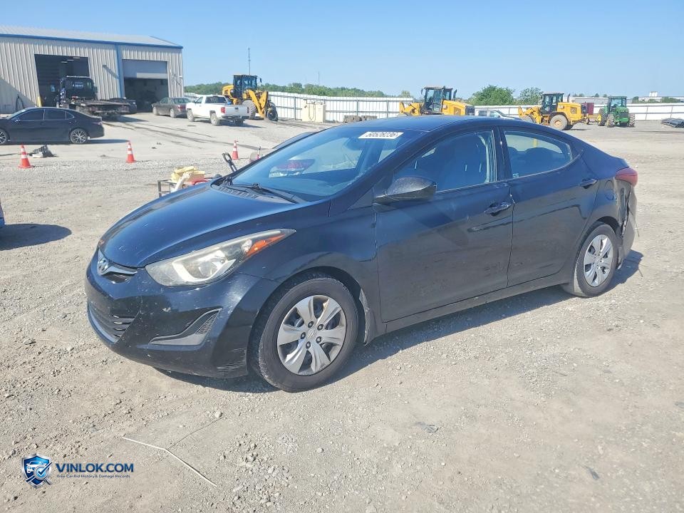 2016 HYUNDAI ELANTRA SE – Lot 50528236 auction photo