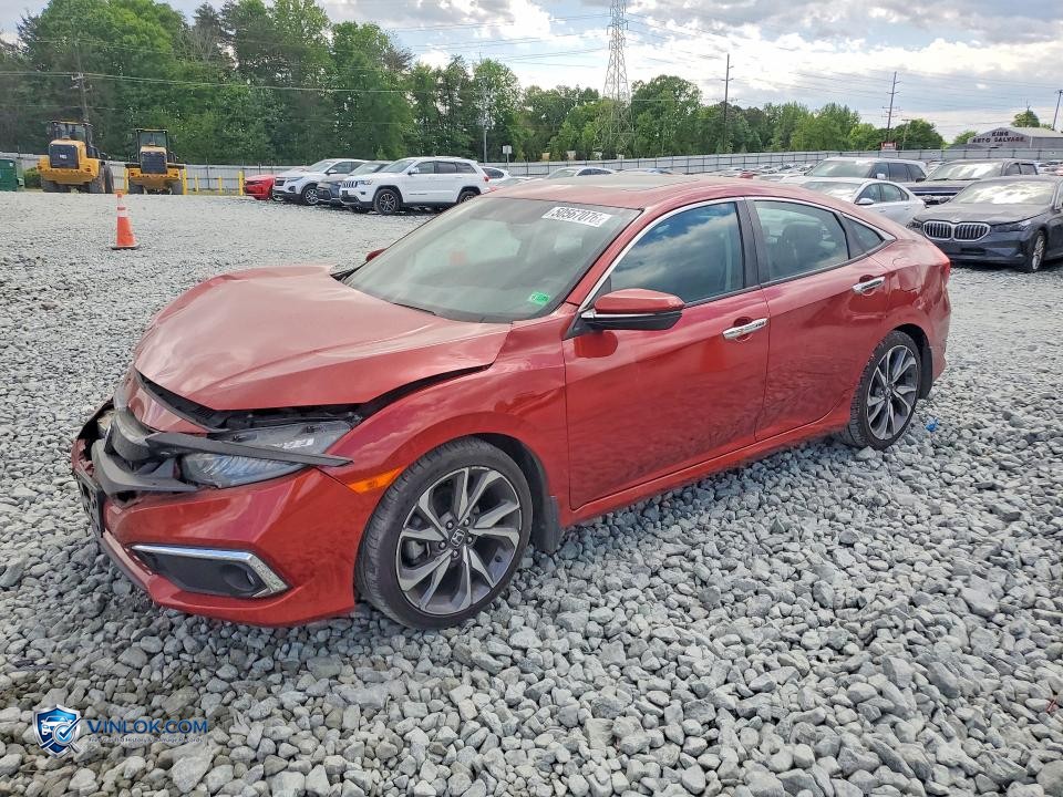 2019 HONDA CIVIC TOURING – Lot 50567076 auction photo