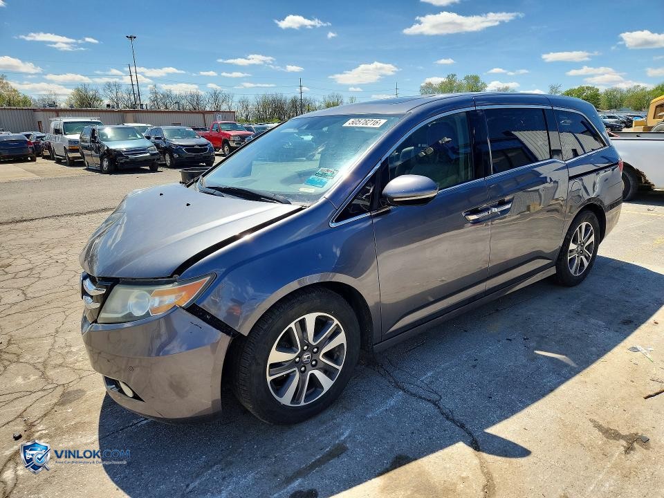 2014 HONDA ODYSSEY TOURING – Lot 50578216 auction photo