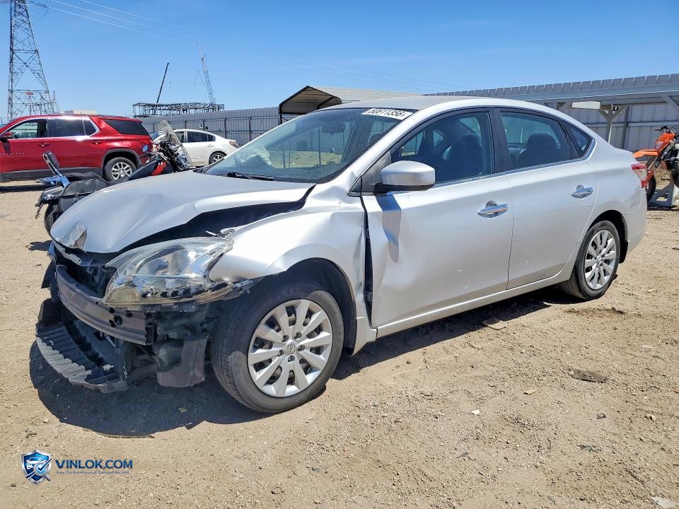 2013 NISSAN SENTRA S – Lot 50611356 auction photo