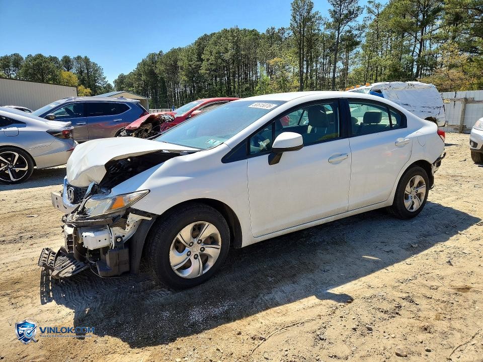2013 HONDA CIVIC LX – Lot 50615076 auction photo