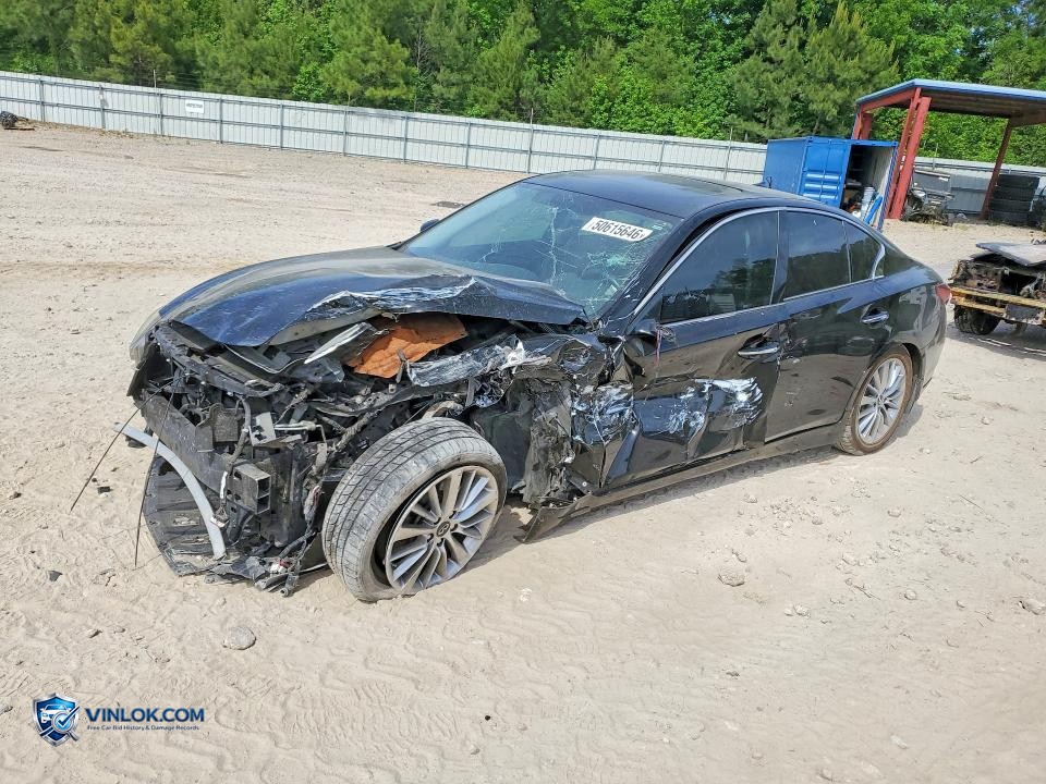 2018 INFINITI Q50 3.0T LUXE – Lot 50615646 auction photo