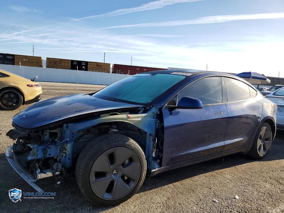 2022 TESLA MODEL 3 – Lot 50619766 auction photo