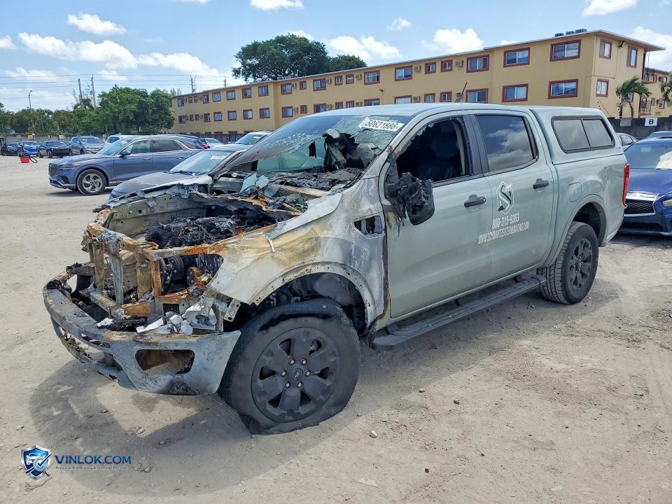 2023 FORD RANGER XL – Lot 50621886 auction photo