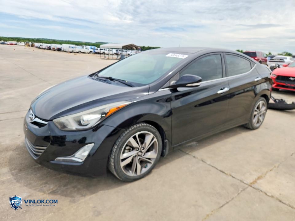 2016 HYUNDAI ELANTRA LIMITED – Lot 50648376 auction photo