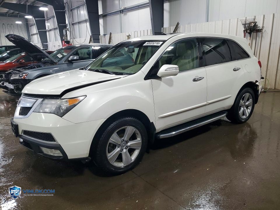 2010 ACURA MDX – Lot 50655316 auction photo