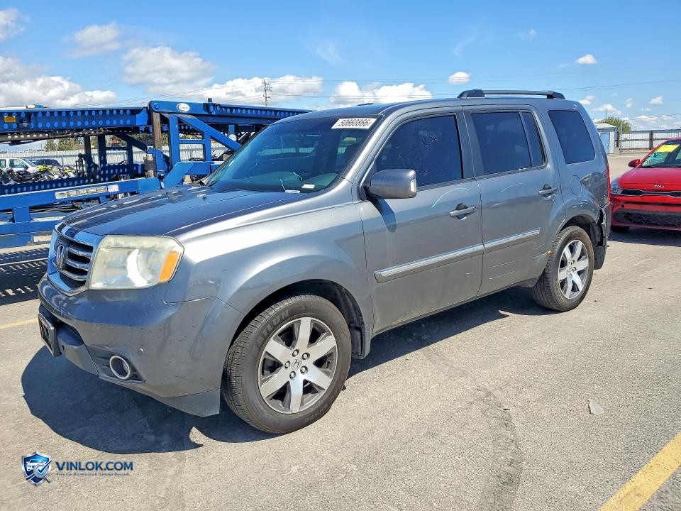 2012 HONDA PILOT TOURING – Lot 50660866 auction photo
