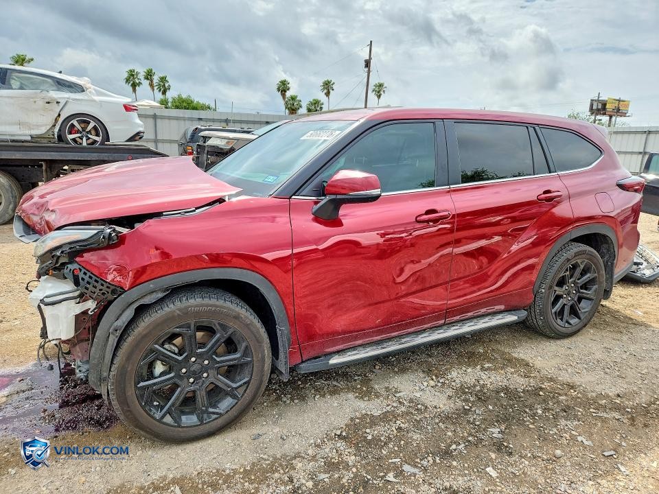 2024 TOYOTA HIGHLANDER LE – Lot 50662276 auction photo