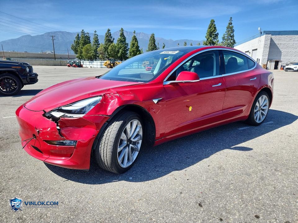 2020 TESLA MODEL 3 AWD W/LONG R – Lot 50662786 auction photo