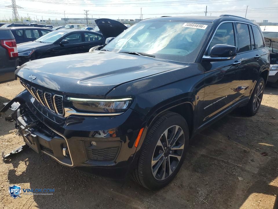 2023 JEEP GRAND CHEROKEE OVERLAND – Lot 50666696 auction photo