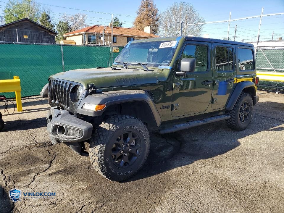2022 JEEP WRANGLER UNLIMITED SPORT – Lot 50668866 auction photo