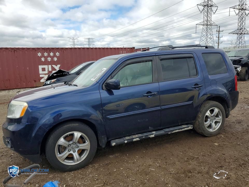 2014 HONDA PILOT EXL – Lot 50672506 auction photo
