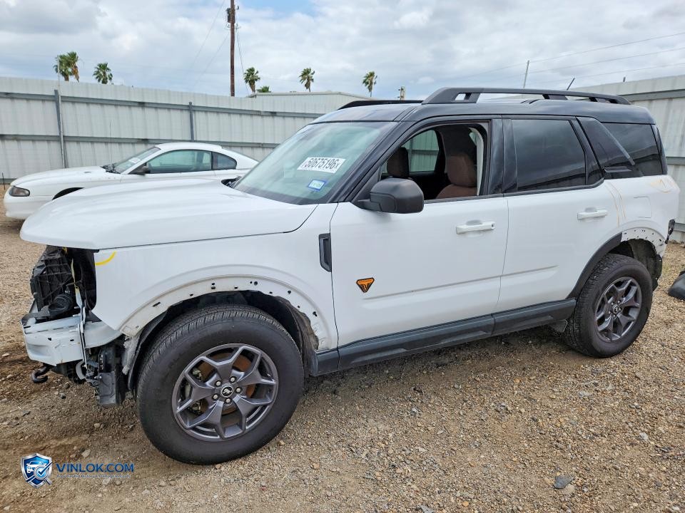 2022 FORD BRONCO SPORT BADLANDS – Lot 50675196 auction photo