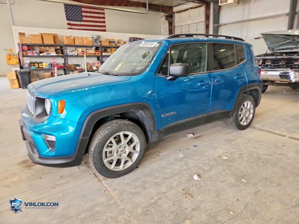 2022 JEEP RENEGADE LATITUDE – Lot 50695756 auction photo