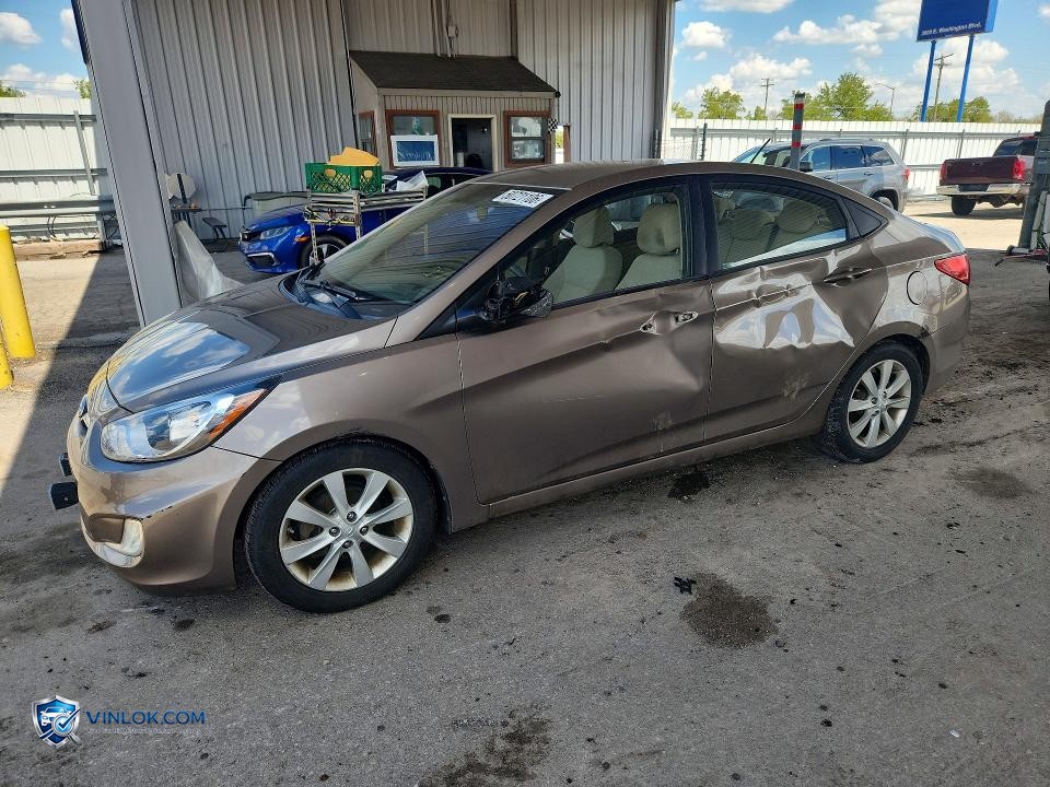 2013 HYUNDAI ACCENT GLS – Lot 50721106 auction photo