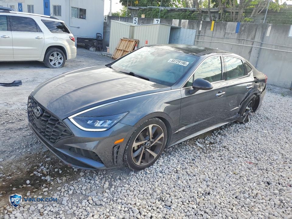 2021 HYUNDAI SONATA SEL PLUS – Lot 50729196 auction photo
