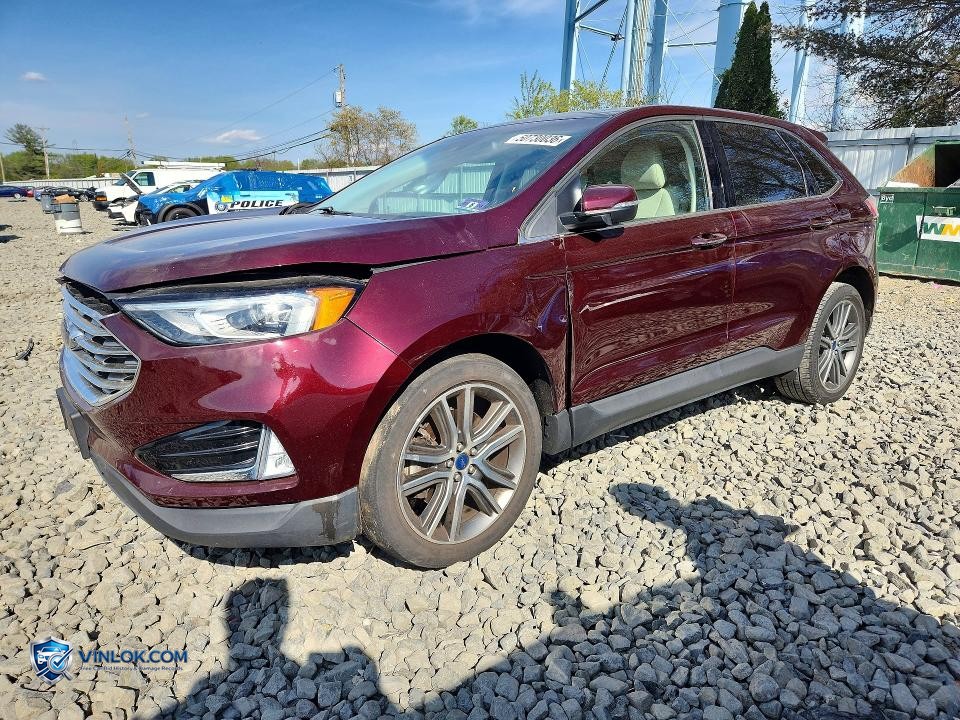 2019 FORD EDGE TITANIUM – Lot 50730036 auction photo