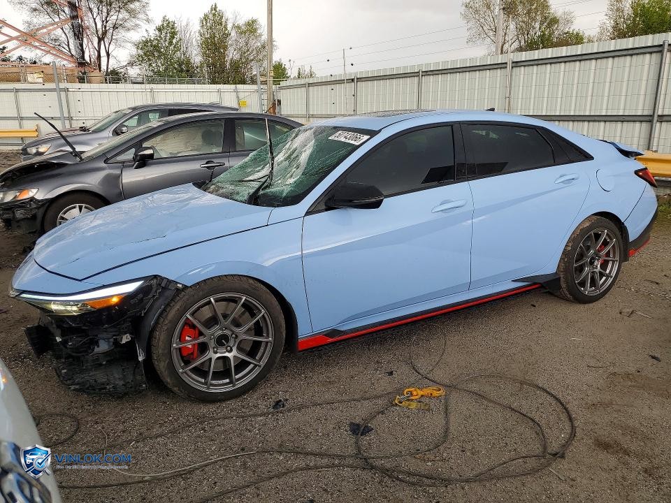 2025 HYUNDAI ELANTRA N BASE – Lot 50743066 auction photo