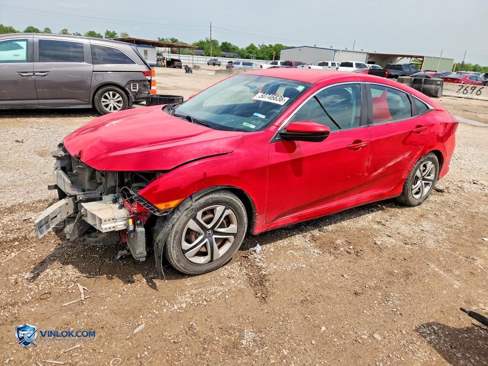 2017 HONDA CIVIC LX – Lot 50746836 auction photo