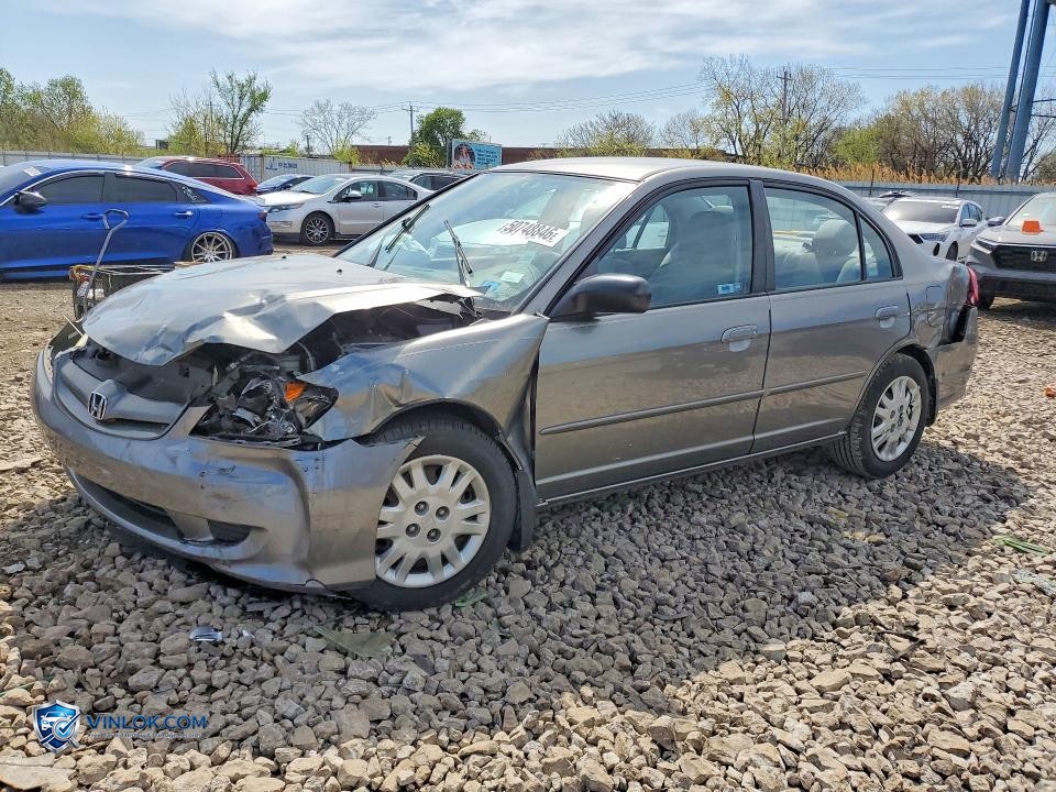2005 HONDA CIVIC LX – Lot 50748846 auction photo