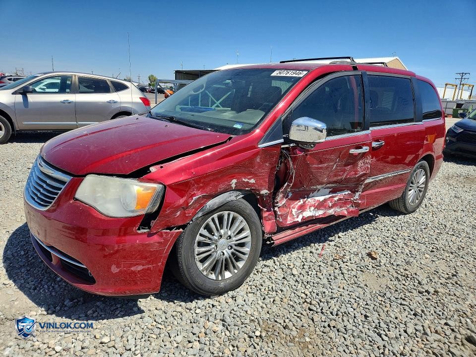 2013 CHRYSLER TOWN & COUNTRY TOURING L – Lot 50761946 auction photo