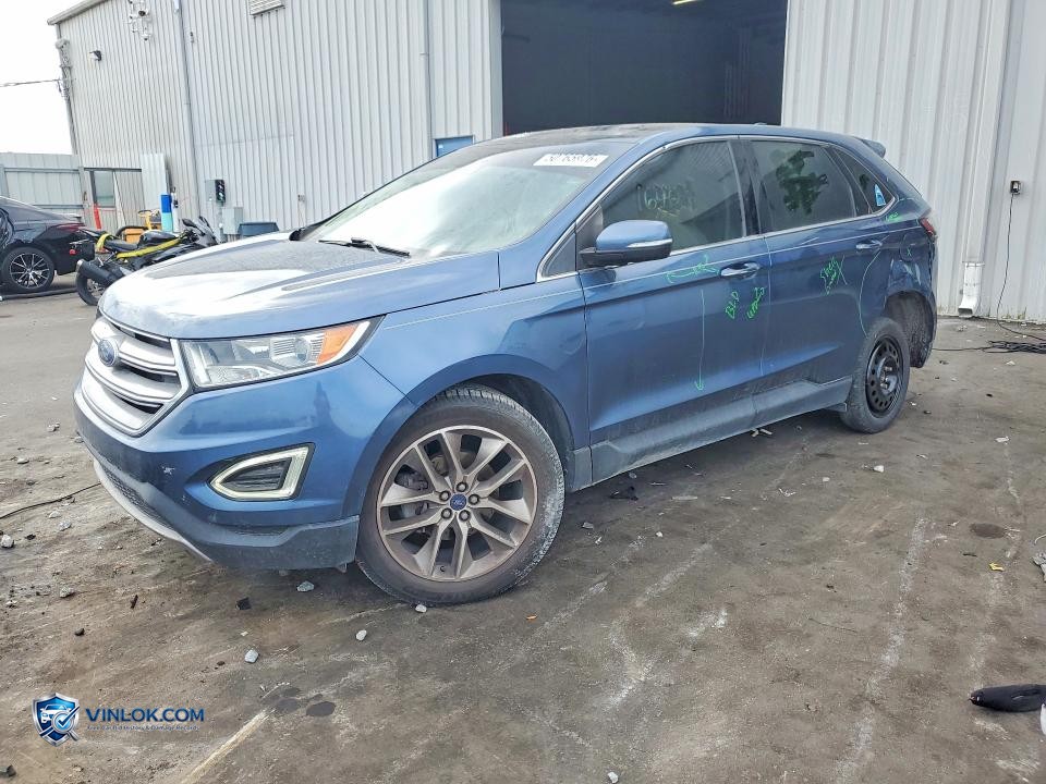 2018 FORD EDGE TITANIUM – Lot 50765976 auction photo