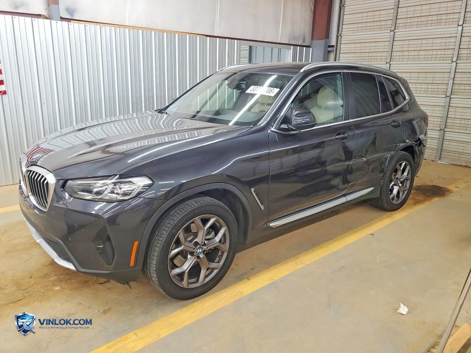 2022 BMW X3 XDRIVE30I – Lot 50777706 auction photo