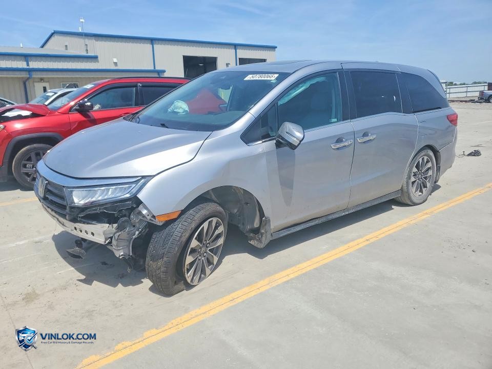 2022 HONDA ODYSSEY EXL – Lot 50780066 auction photo