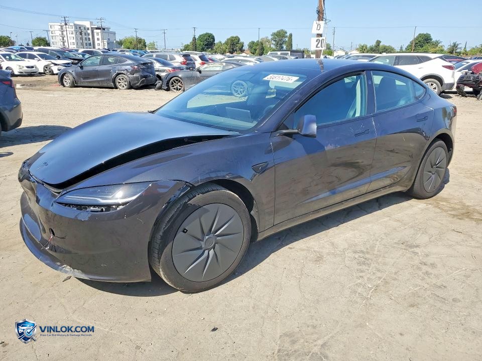 2025 TESLA MODEL 3 – Lot 50817476 auction photo