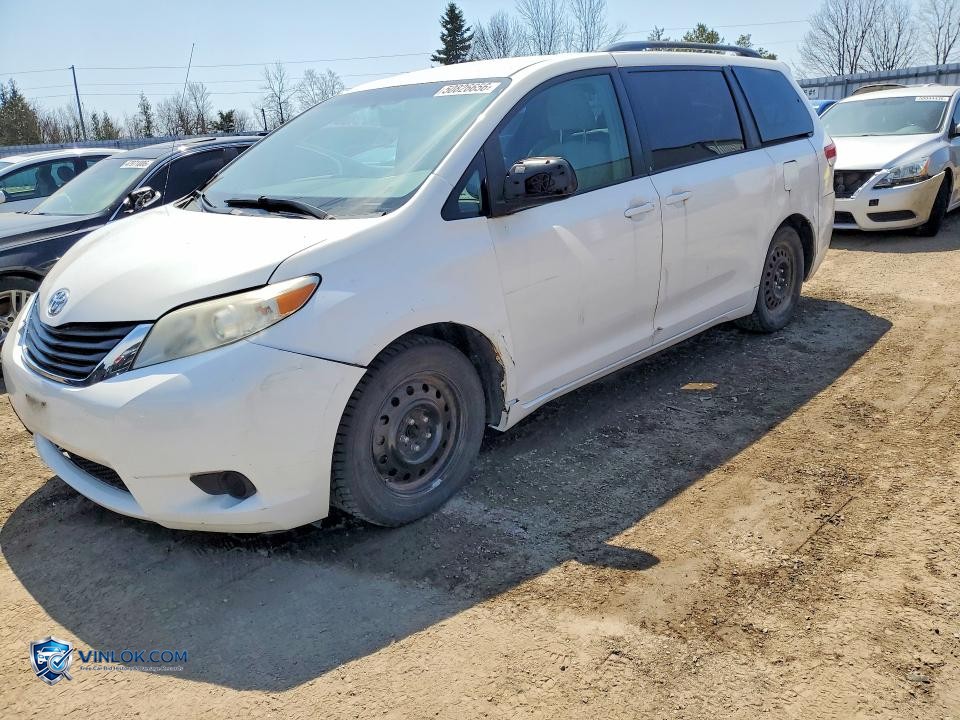 2011 TOYOTA SIENNA LE – Lot 50826656 auction photo