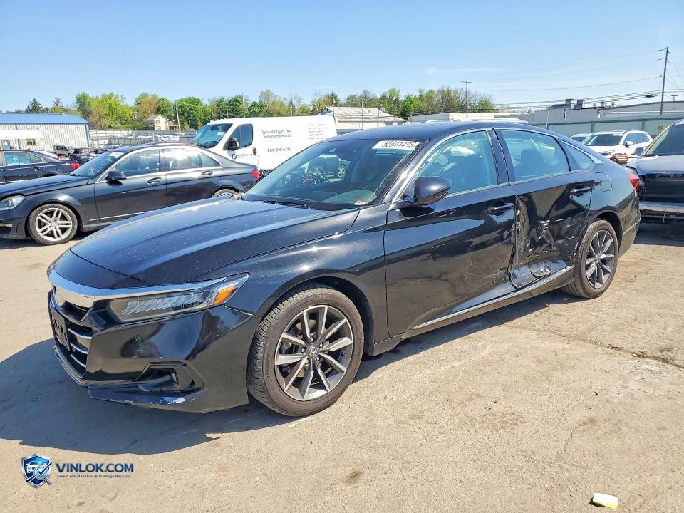 2021 HONDA ACCORD EXL – Lot 50841496 auction photo