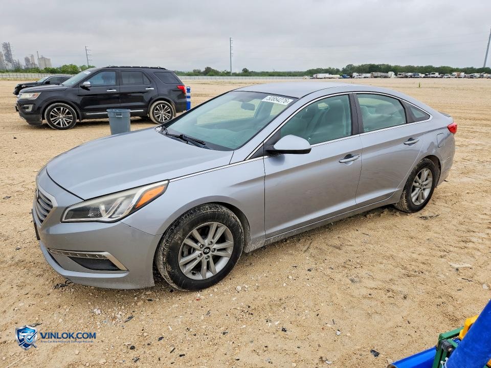 2015 HYUNDAI SONATA SE – Lot 50854276 auction photo