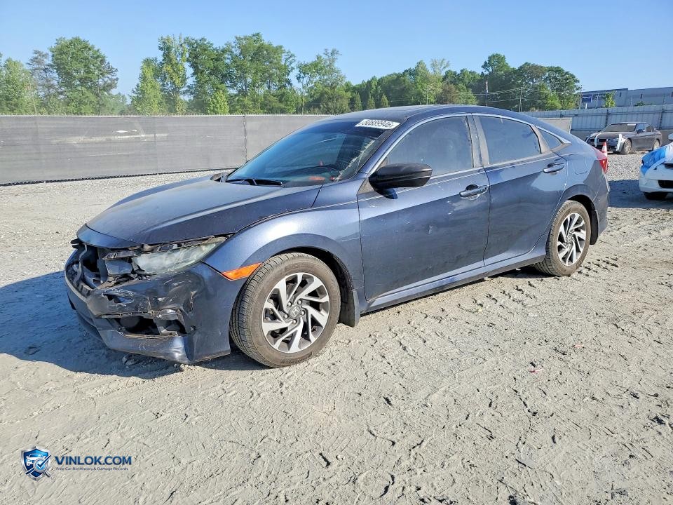 2018 HONDA CIVIC EX – Lot 50889946 auction photo