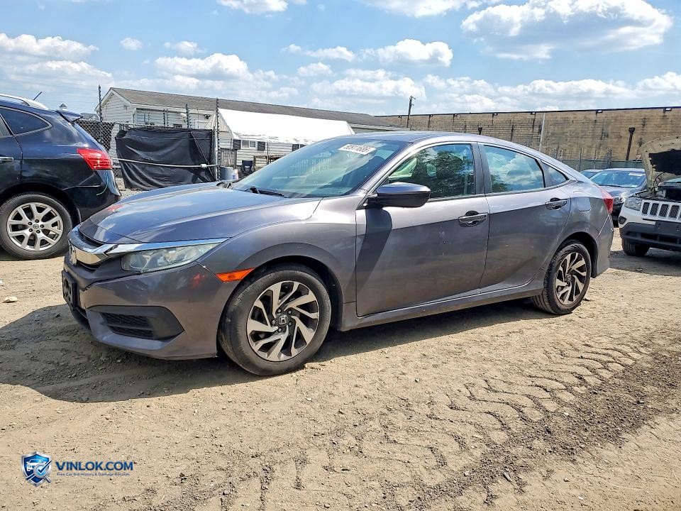 2018 HONDA CIVIC EX – Lot 50911686 auction photo